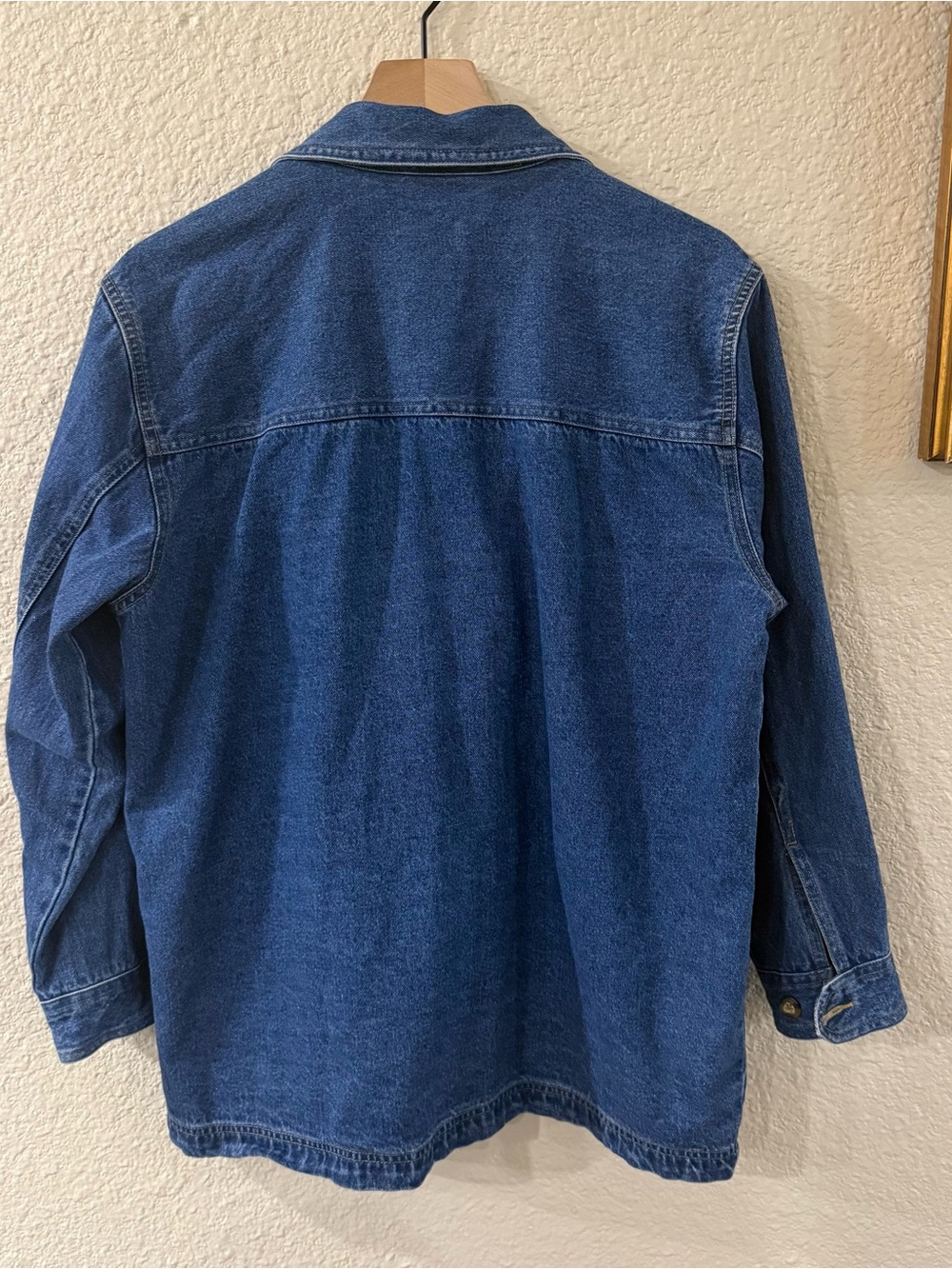 Vintage Cabin Creek Denim Chore Jacket | 100% Cotton Workwear Utility Coat - Picture 2 of 3